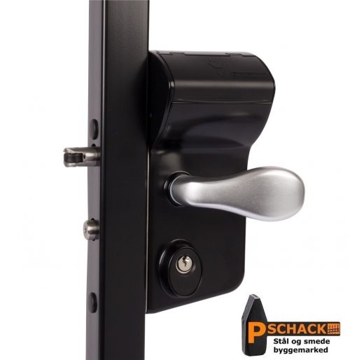 Locinox mekanisk låsekasse hvor kontrolleret adgang ønskes, der fås anslag slutblik der passer dertil, bruges ofte sammen med dørpumpe